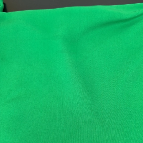 Zara Emerald Green V Neck Tie Sleeves Fluid Blouse Top Medium 4437 054 - Picture 14 of 16